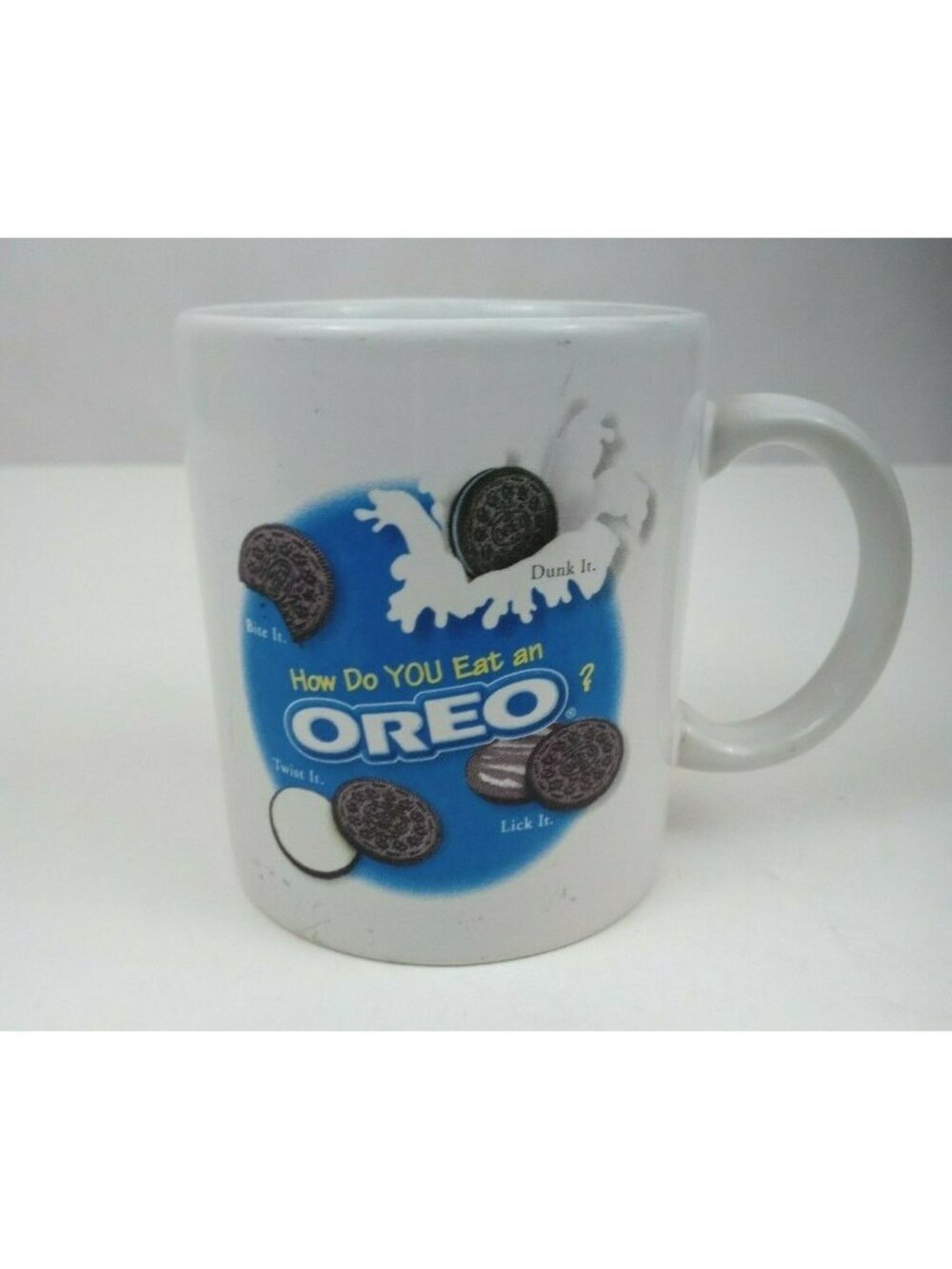 Vintage Nabisco Oreo Cookie How Do You Eat An Oreo? Ceramic Coffee Cup Mug